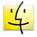 02 Finder Leopard Banana icon